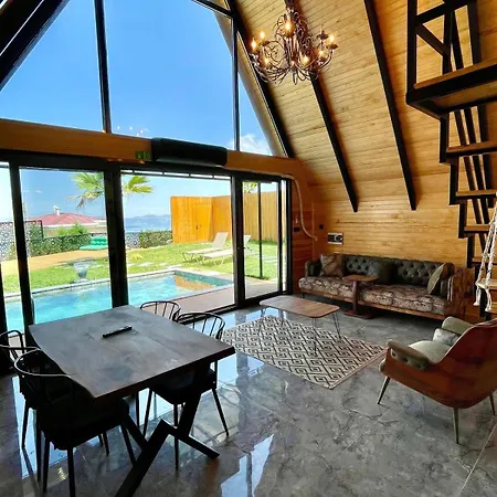 Sakarya Kurtkoey Dibektas Da 2 1salon Oezel Havuz -goel Manzarali - 5 Kisilik Bungalov-bng-117-c Ferienhaus